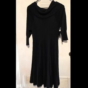 Torrid - Black - Over The Shoulder Sweater Dress - Size :: 00 - NWT